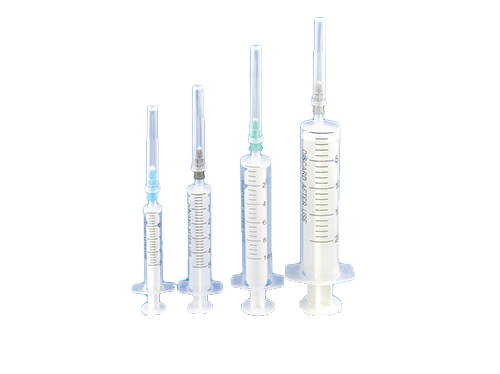 Transportation and storage of medical disposable syringes